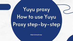 Yuyu proxy How to use Yuyu Proxy step-by-step